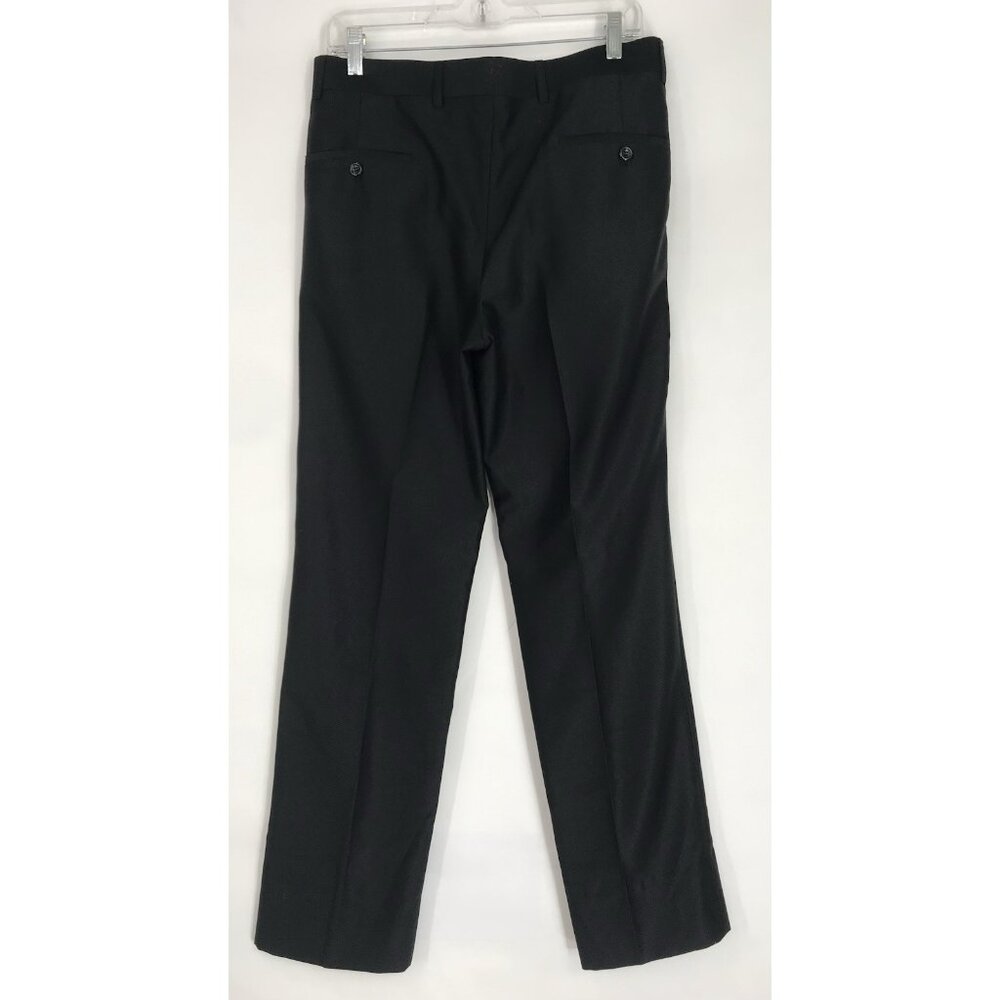 Giovanni Testi Dress Pants Size‎ Size 32 Regular Black Trousers